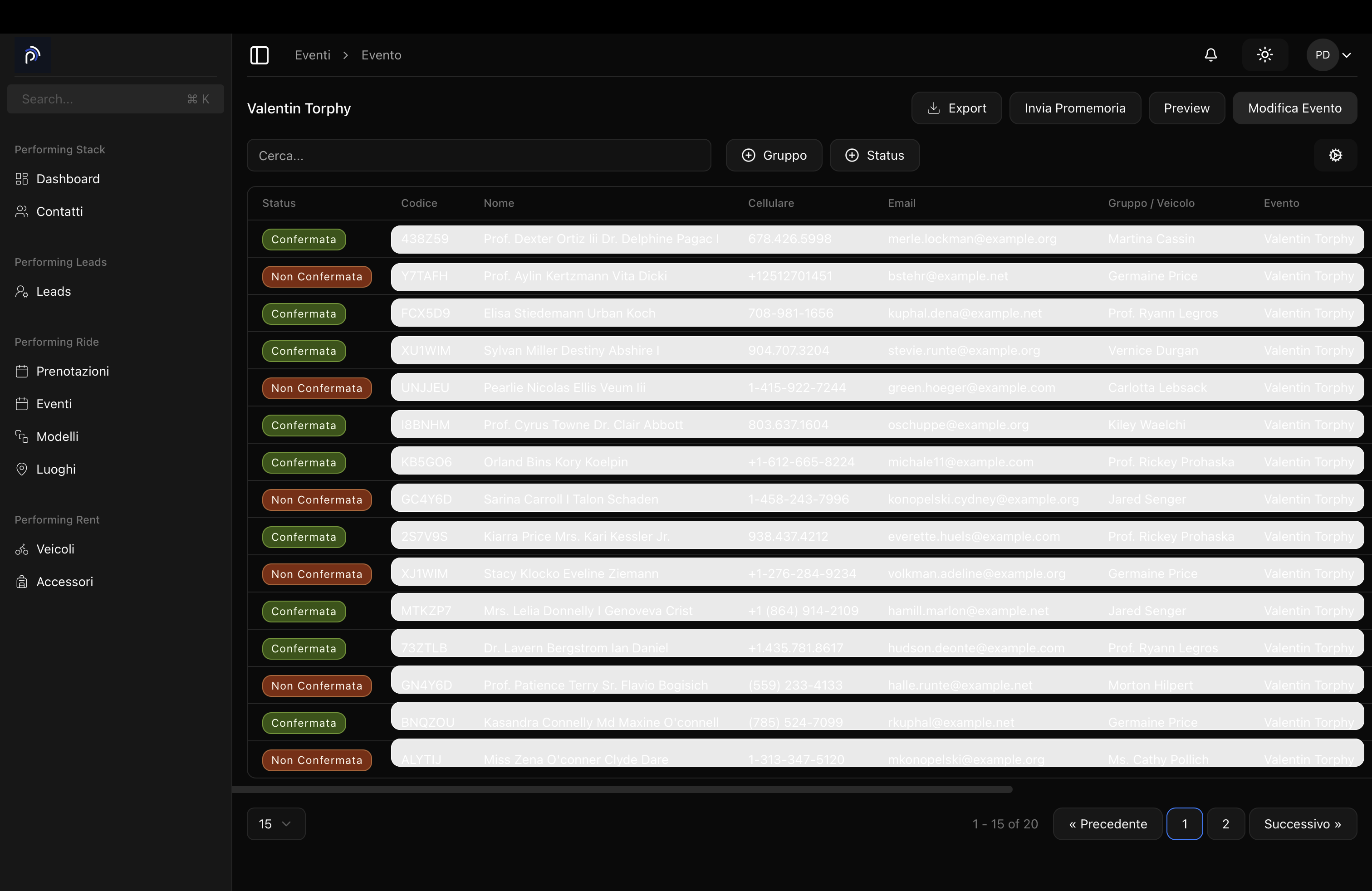 GDPR compliant Screenshot